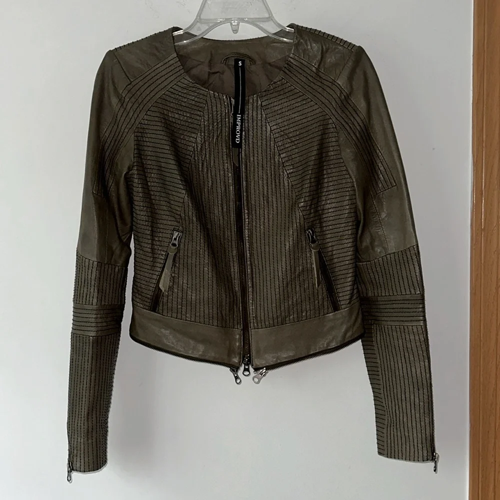 Improvd Leather Jacket - Picture 1 of 2